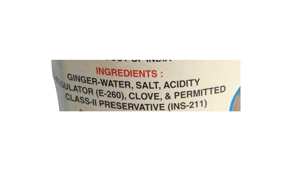 Harnarains Ginger Gilory Pickle    Plastic Jar  400 grams